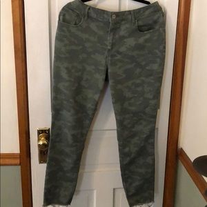 Camo “rockstar super skinny” jeans